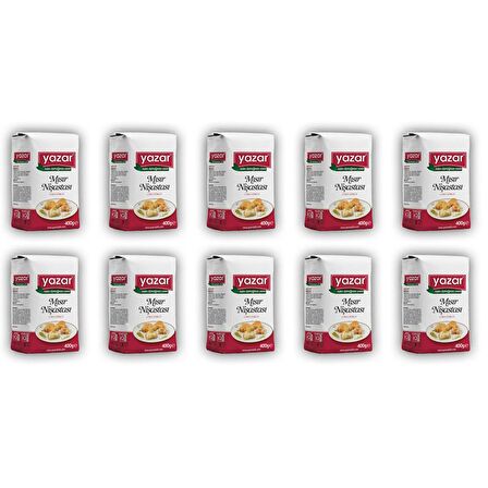 Yazar Mısır Nişastası 400 Gr x 10 Paket