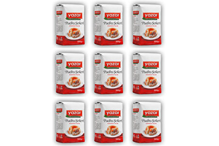 Yazar Pudra Şekeri 500 Gr x 9 Paket