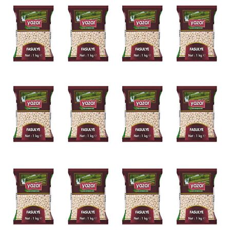 Yazar Çumra Fasulye 1 Kg. x 12 Paket