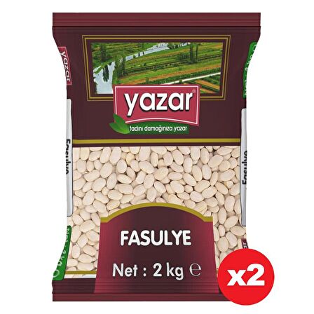 Yazar Kuru Fasulye 2 Kg. x 2 Paket