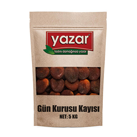 Yazar Kuruyemiş Kaysı Gün Kurusu Jumbo 5 Kg