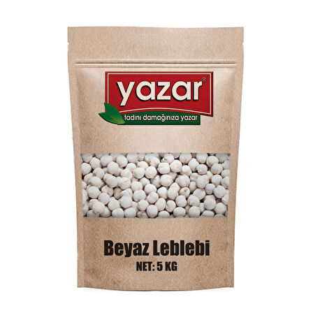 Yazar Kuruyemiş Beyaz Leblebi 5 Kg