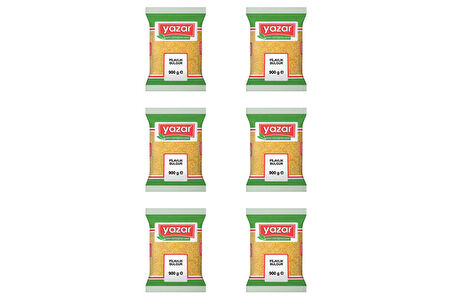 Yazar Pilavlık Bulgur 900 Gr. x 6 Adet
