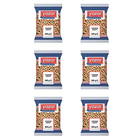 Yazar Koçbaşı Nohut 900 Gr. x 6 Adet