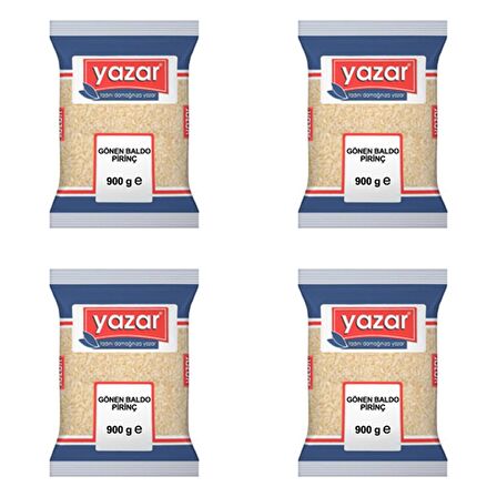Yazar Gönen Baldo Pirinç 900 Gr. x 4 adet