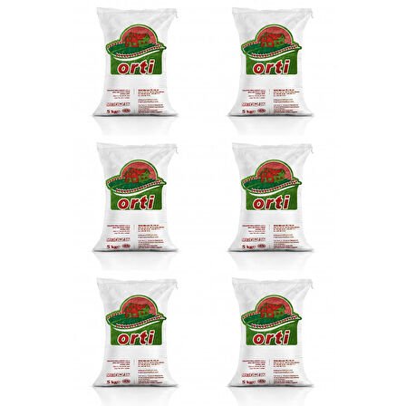 Orti Yeşil Mercimek 5 Kg. x 6 Adet