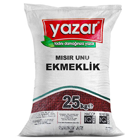 Yazar Glutensiz Ekmeklik Karadeniz Mısır Unu 25 Kg