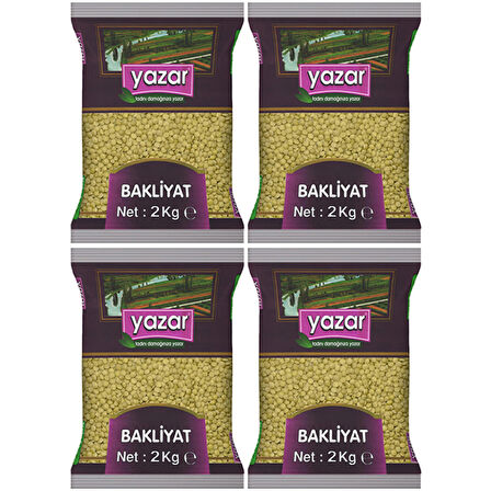 Yazar Yeşil Mercimek 2 Kg. x 4 Adet