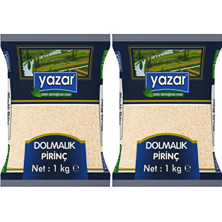 Yazar Dolmalık Kırık Pirinç 1 Kg X2 Paket