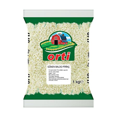 Yazar Gönen Baldo Pirinç 1 Kg X2 Paket