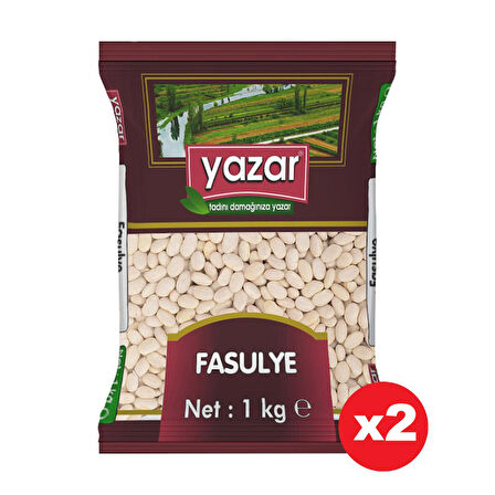 Yazar Kuru Fasulye 1 Kg x 2 Paket