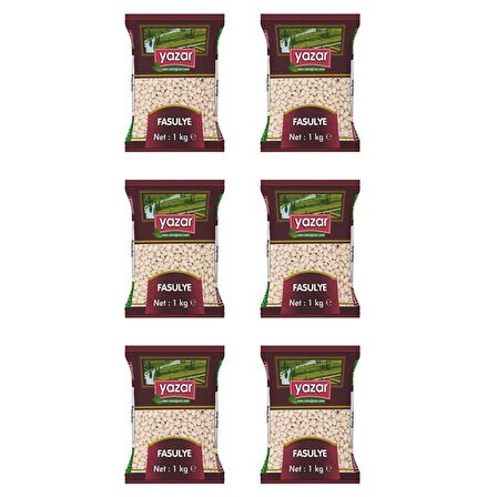 Yazar Kuru Fasulye 1 Kg x 6 Paket