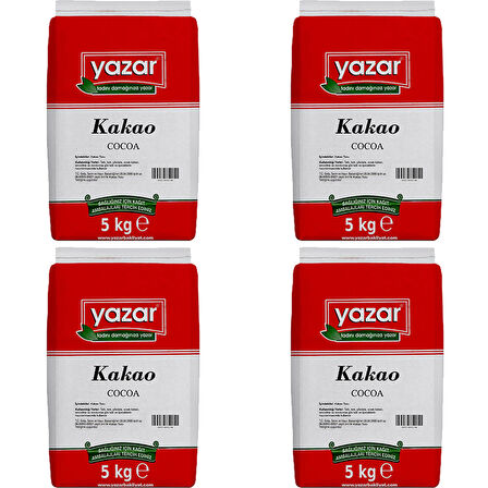 Yazar Kakao (İÇİMLİK) 5 Kg x 4 Paket