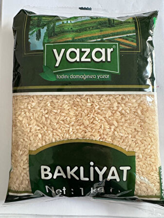 Yazar Kırmızı Çizgili Yerli (Ata Tohumu) Pilavlık Pirinç 1 Kg x 2 Paket