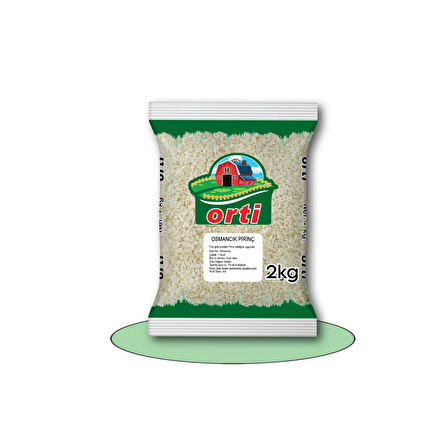 Orti Osmancık Pirinç 2 Kg x 2 paket