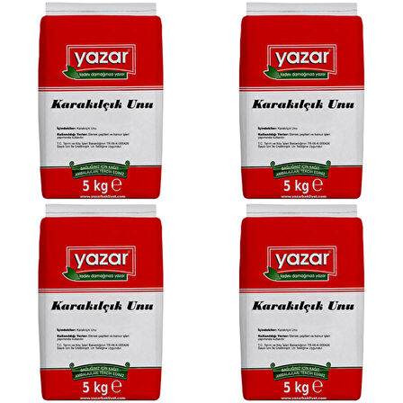  5 Kg X 4 Paket Yazar Taş Değirmende Öğütülmüş Karakılçık Unu 