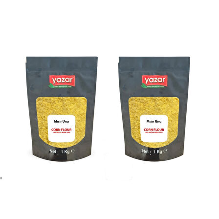 1 Kg x 2 Paket Yazar Mısır Unu 