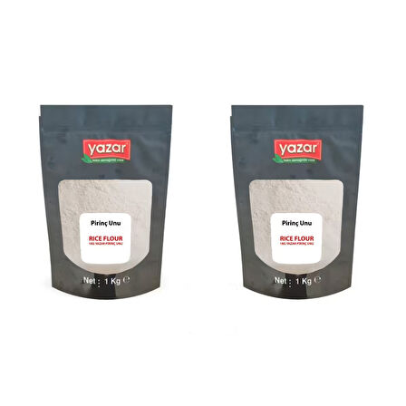 1 Kg x 2 Paket Yazar Pirinç Unu