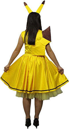 Yetişkin Kadın Pikachu Kostümü