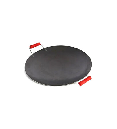 Tahta Saplı Kavurma Sac Tava (40cm)