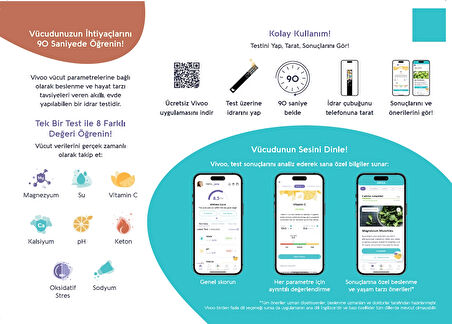 Vitamin ve Mineral İdrar Testi (TEKLİ)