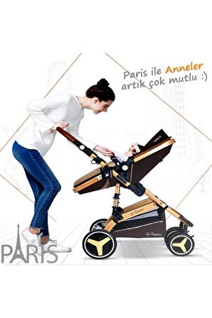 Bh-945 Paris Amortisörlü Travel Sistem Bebek Arabası