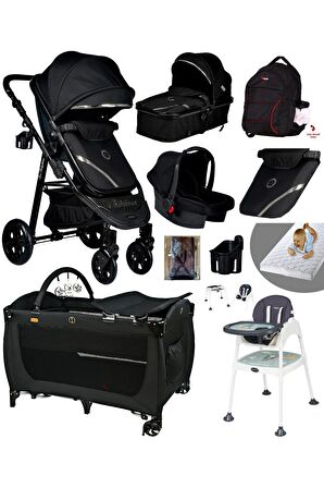 Ekonomi Paket 10 In 1 940 Travel Sistem Bebek Arabası 560 Oyun Parkı Yatak Beşik Ve Mama Sandalyesi