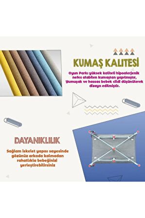 Lorelli Up And Down 60x120 Bebek Anne Yanı Oyun Parkı Yatak Beşik