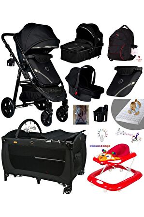 10 In 1 Yeni Doğan Set 940 Travel Sistem Bebek Arabası 560 Oyun Parkı Beşik Geyik Yürüteç