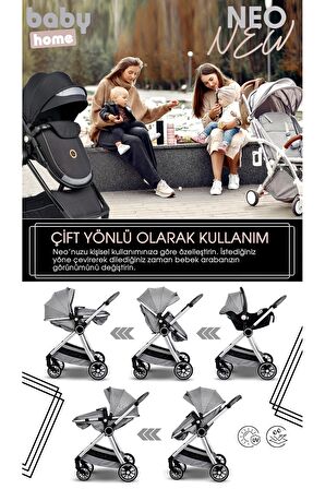 7 In 1 Yeni Doğan Full Set 990 Travel Sistem Bebek Arabası 330 Ev Tipi Ana Kucağı