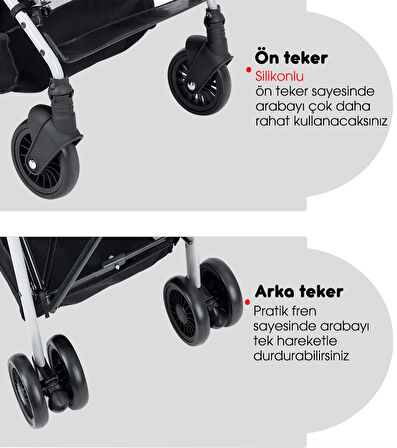 Baby Home Q8 Pratik Baston Bebek Arabası