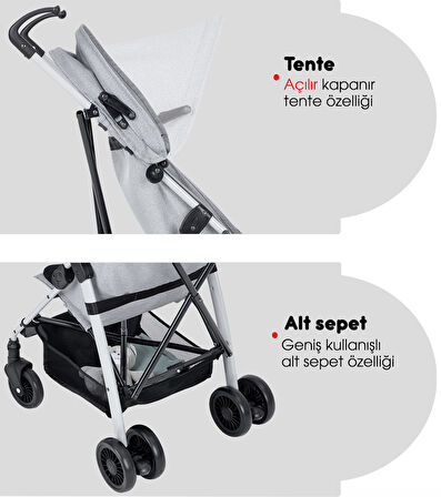 Baby Home Q8 Pratik Baston Bebek Arabası