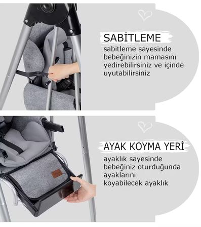 Baby Home 890 Dove Salıncak Bebek Salıncağı Çocuk Salıncağı Bebek Salıncakları
