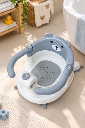 Baby Home Cooki Önden Açılır Banyo Mama Oturağı Güvenli Kullanım Ve Rahat Oturma Alanı