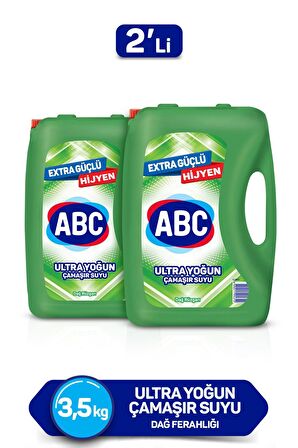 ABC Dağ Ferahlığı Konsantre Jel Çamaşır Suyu 2 x 3.5 kg