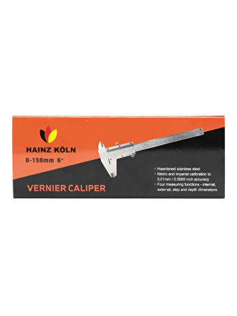 Nalburkent Hainz Köln Verniyeli Kumpas 150mm 6" Paslanmaz Çelik