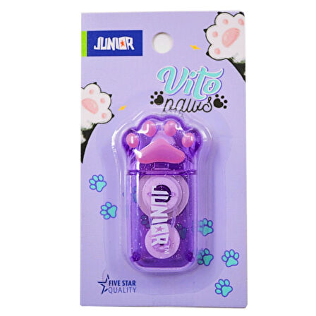 Junior Vito Paws Pati Şekilli Şerit Silici 6 m (130881)