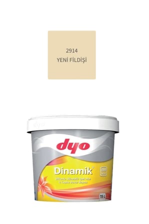 Dinamik Silikonlu Silinebilir Ipek Mat Iç Cephe Duvar Boyası 15 Lt