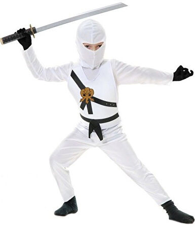 Beyaz Ninja Kostümü