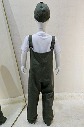 Bahçıvan Tulum ve Şapka Set Haki