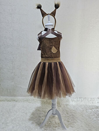 Sincap Kostümü Kız | Sincap Tütü Kostüm 