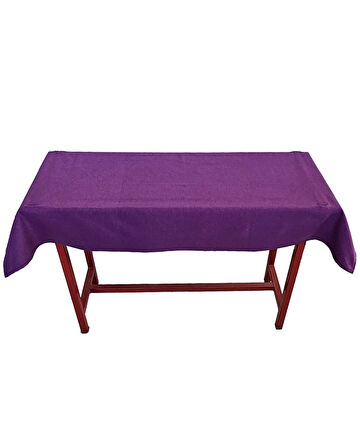 Sıra Örtüsü Pamuklu Lila (40 X 110 cm Ölçülerindeki Sıralar İçin)