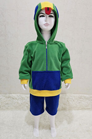 Kapüşonlu Cosplay Yeşil Kostüm | Video Oyunu Kapüşonlu Yeşil kostüm