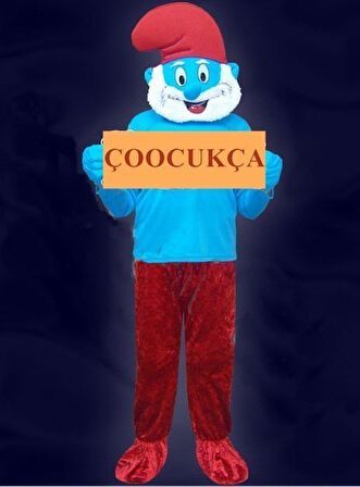 Çocuk Şirin Baba Kostümü
