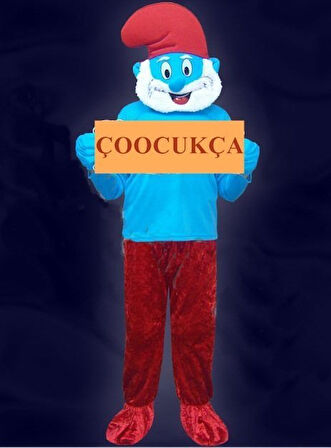 Çocuk Şirin Baba Kostümü