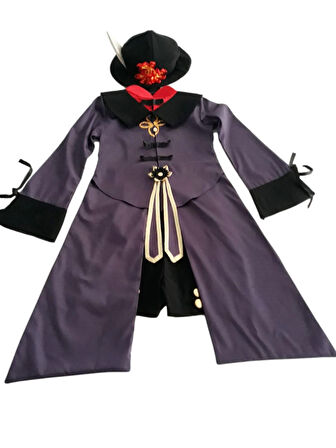 Genshin İmpact Hu Tao Cosplay Kostümü Yetişkin