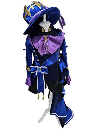 Genshin İmpact Furina Cosplay Anime Kostümü
