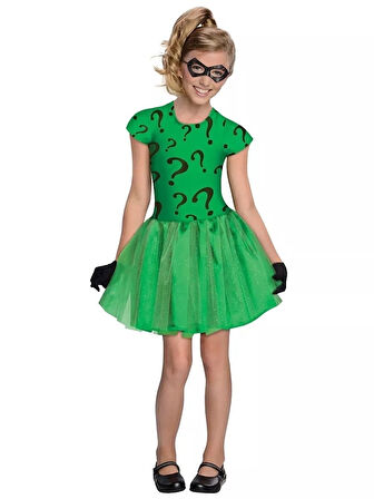 Riddler Bilmececi Kız Kostümü