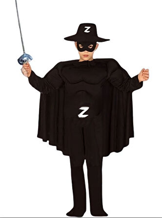 Kaslı Zorro Kostümü