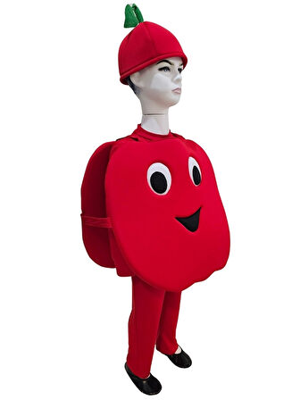 Kırmızı Elma Kostümü